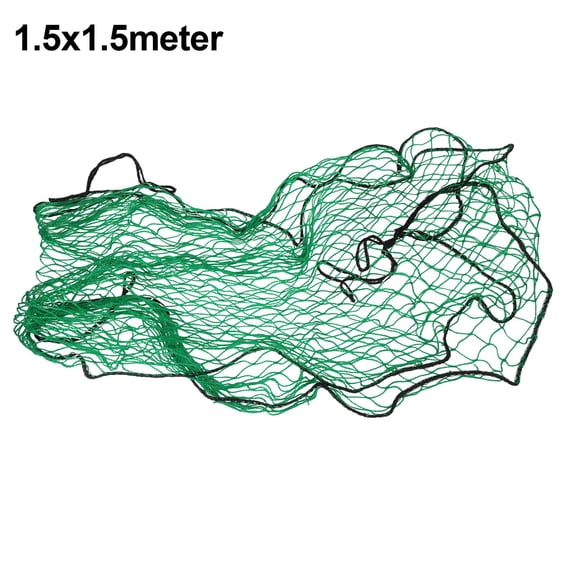 Heavy Duty Cargo Net For Pickup Truck Bed Trailer SUV Large Coverage Elastic Mesh With Hooks Safety Anti-Fall Cover Secures Goods For Rugged Roads Multiple Sizes(1.5×1.5m)