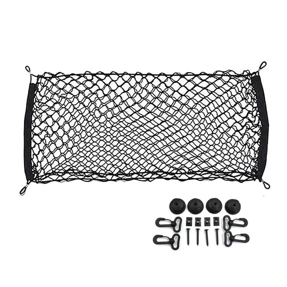 Heavy Duty Cargo Net Stretchable Car Interior Accessories Adjustable Elastic Trunk Storage Net With Hook For SUVs Cars And Trucks Invincible Super Organizers And Storage Interior Auto Interior Lights