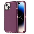 thumbnail image 1 of Heavy Duty Case Designed for iPhone 15 Shockproof Triple Layer Rugged Case 6.1inch, 1 of 6