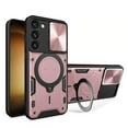 thumbnail image 1 of Heavy Duty Case for Samsung Galaxy A26 5G with Stand, Camera Lens Sliding Cover, Magnetic Car Mount Holder, Rugged Military Drop Protection Case for Samsung Galaxy A26 5G, Pink, 1 of 11