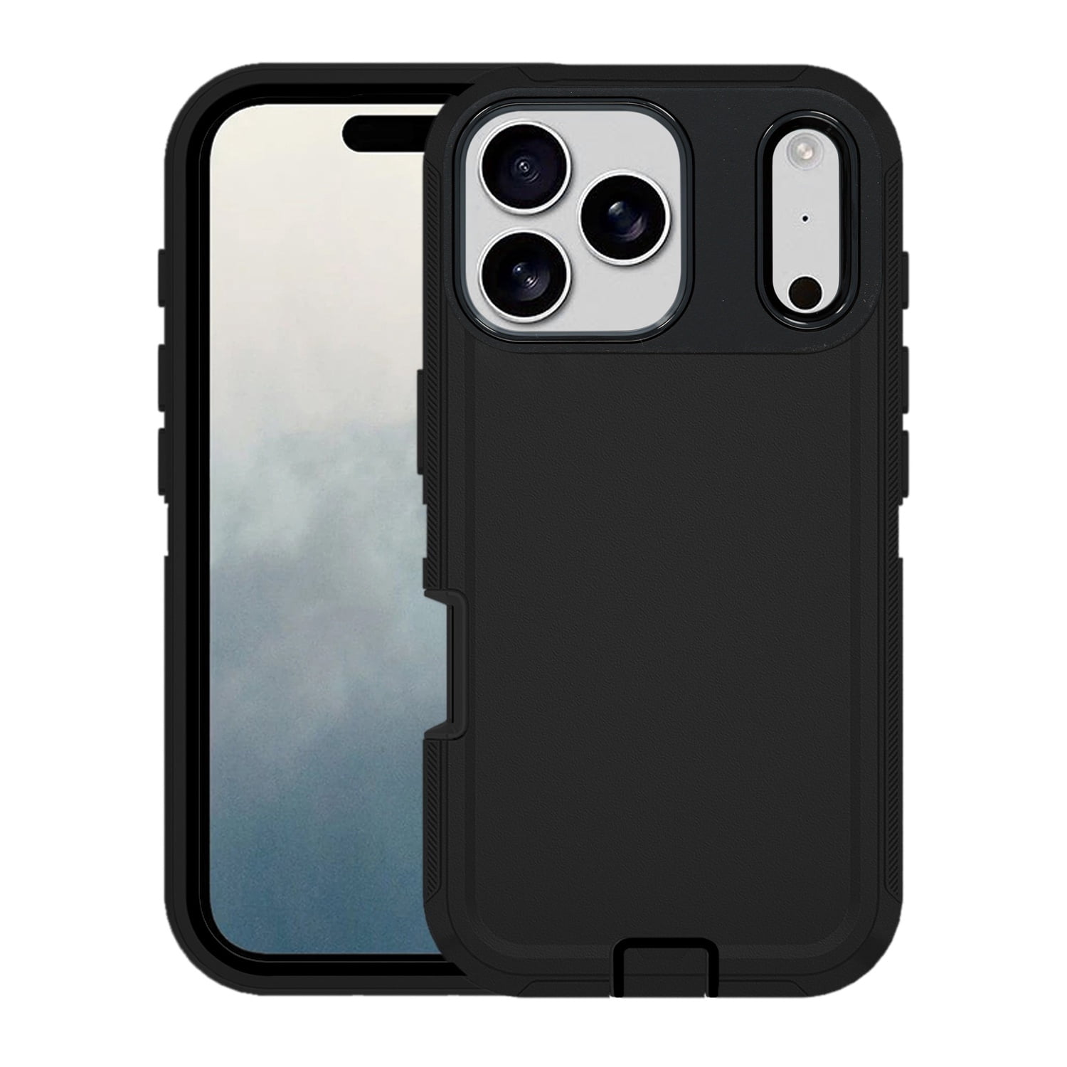 Heavy Duty Case for iPhone 17 Pro Max - Black
