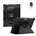 thumbnail image 1 of Heavy Duty Case for iPad Mini 7th Gen 2024 8.3" with Rotated Kickstand & Pen Holder, Auto Wake/Sleep Rugged PC + TPU Hybrid Shockproof Flip Cover for iPad Mini 6th Gen 8.3" 2021, Black, 1 of 10