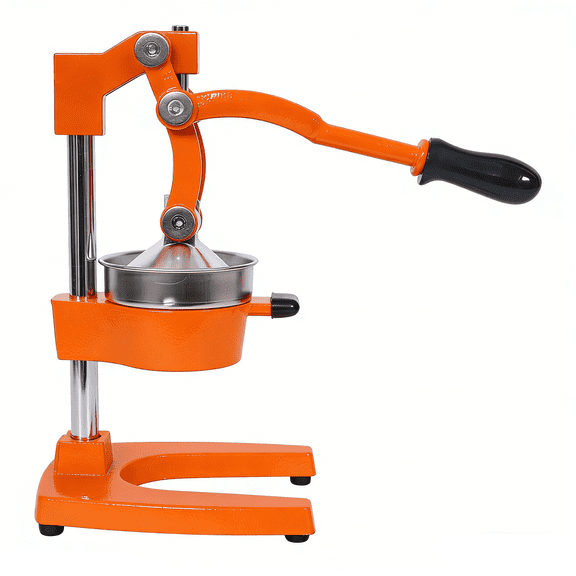 Heavy Duty Cast Iron Manual Citrus Juicer, Orange Extra Large Hand Press Juice Squeezer, Commercial Grade Countertop Juicer for Orange Lemon Lime Pomegranate