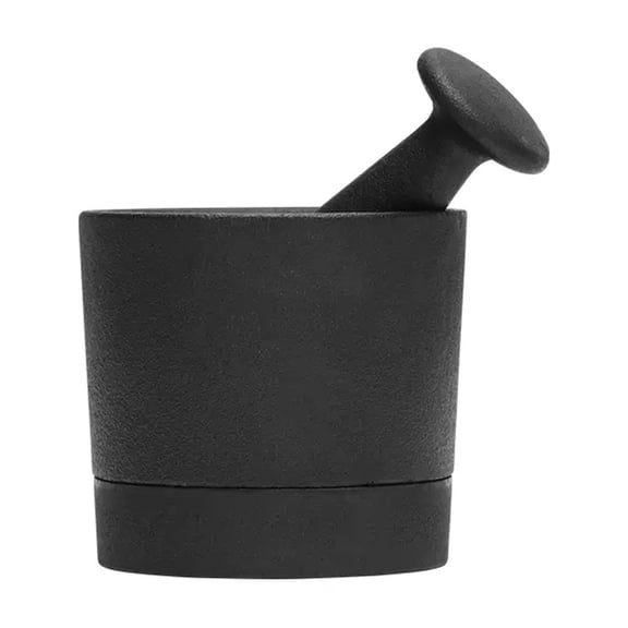 Heavy-Duty Cast Iron Mortar and Pestle Set for Easy Grinding