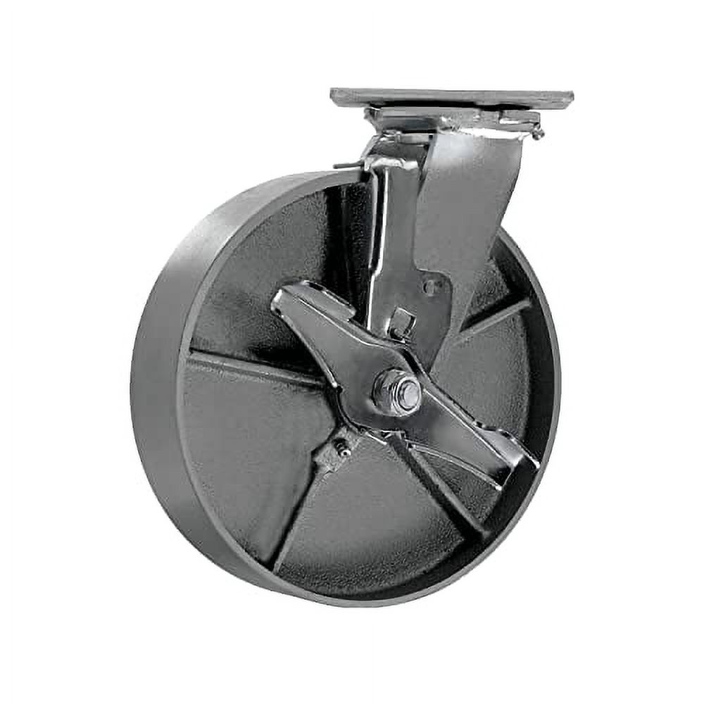 Heavy Duty Caster Steel Cast Iron Wheel, Tool Box And Workbench Swivel