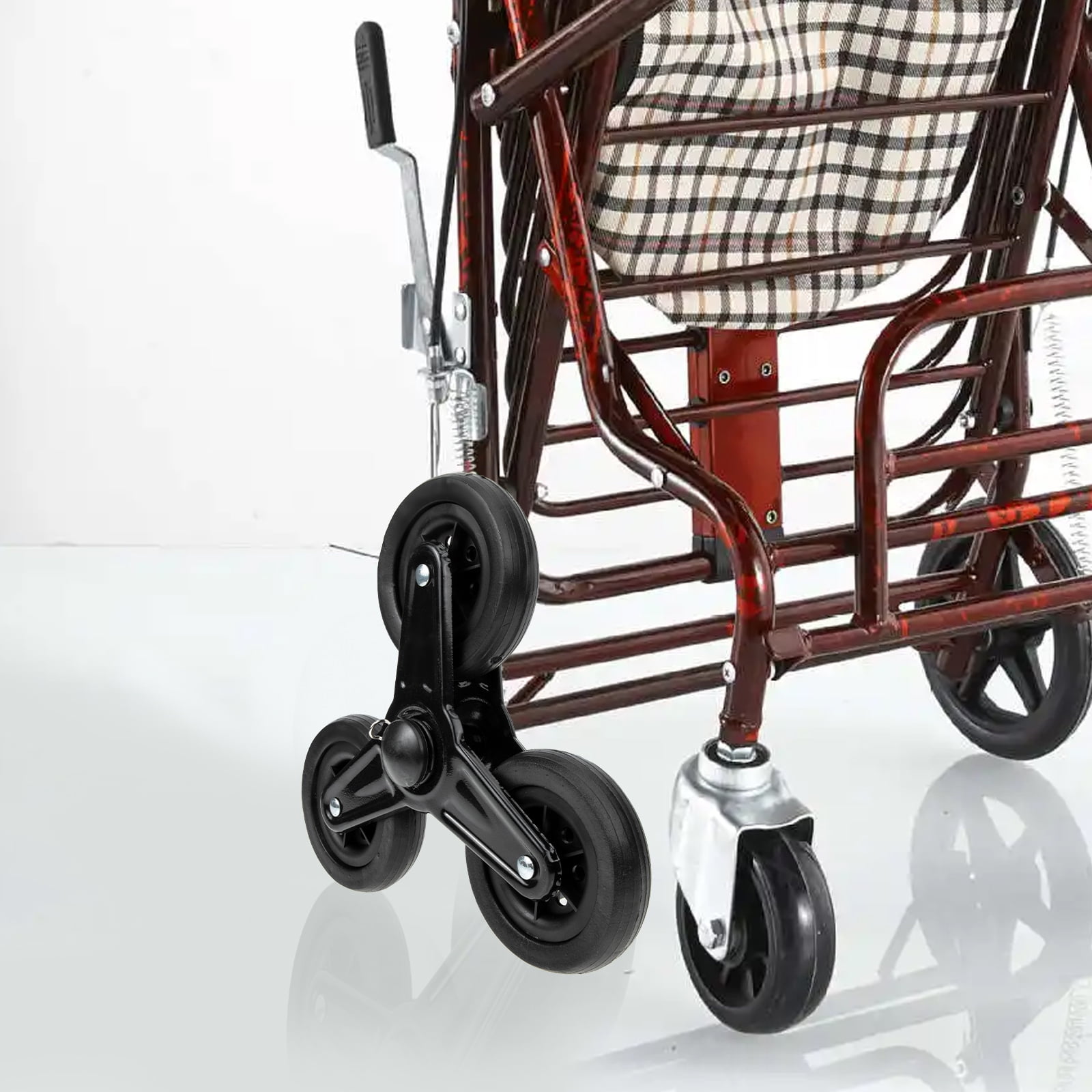 Heavy Duty Casters 1 Pair Hand Truck Wheels Shopping Cart Casters Heavy