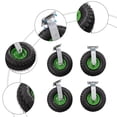 thumbnail image 1 of Heavy-Duty Casters with Inflatable Rubber Wheels, 275 lbs Load Capacity, Anti-Skid Design, and Smooth Silent Movement, 1 of 6