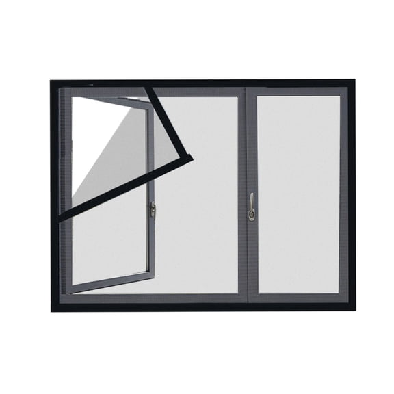 Heavy Duty Cat-Proof Window Screen Mesh 320g/m簡 Scratch Resistant Self-Adhesive Net for Cat Escape Prevention and Insect Protection(Black-130X150cm)
