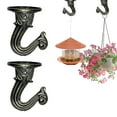 thumbnail image 1 of Heavy Duty Ceiling & Wall Hooks for Hanging Plants， Bird Feeders， Wind Chimes， Flower Pots， indoor Outdoor Garden Hangers(B，Two Orchid Hooks）, 1 of 7