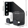 thumbnail image 1 of Heavy-Duty Chainsaw Stand for Organized Garage Storage (Black/Orange), 1 of 5