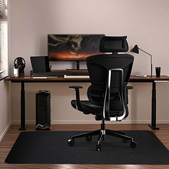 Heavy Duty Chair Mat Rug Floor Protector for Hardwood and Carpet Under Desk Computer Gaming Chair Mat Non Home