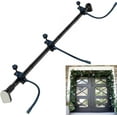 thumbnail image 1 of Heavy Duty Christmas Decoration Stand, Front Door Wreath Hook with Multiple Hooks and Sturdy Construction for Hanging Garlands, Light Strings and Wreaths, Easy to Assemble and Space-saving, 1 of 7