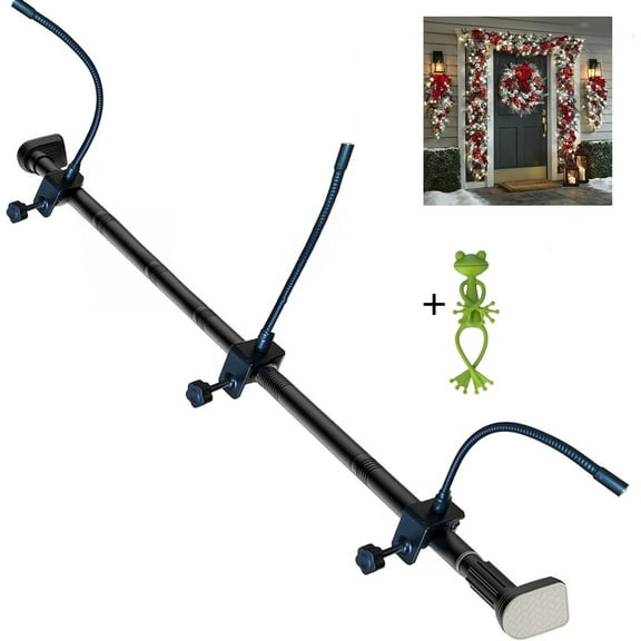 Heavy Duty Christmas Decoration Stand for Hanging Garlands and Wreaths, Sturdy Plastic Hook with Multiple Attachment Points, Easy Assembly for Indoor and Outdoor Use, Space-Saving Decor Solution