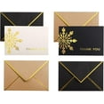 thumbnail image 1 of Heavy Duty Christmas Thank You Cards Boxed with Envelopes - 20 PK - 4x6 Inches Assorted Thank You Cards with Envelopes Bulk Black Christmas Greeting Cards Luxury$$Office, 1 of 6