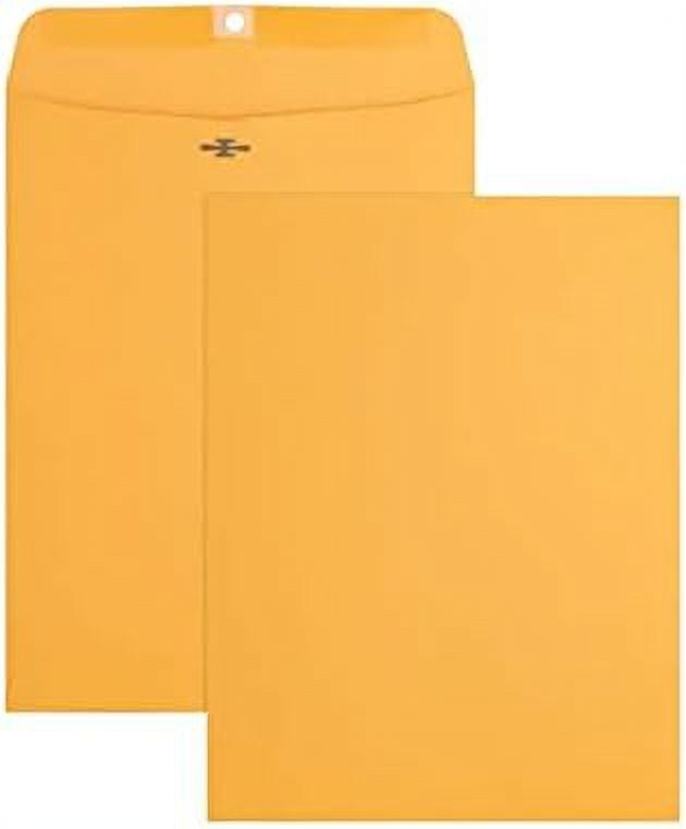 Heavyduty Clasp Envelopes, 9" Width x 12" Length, 28 lb. 100 / Box 1