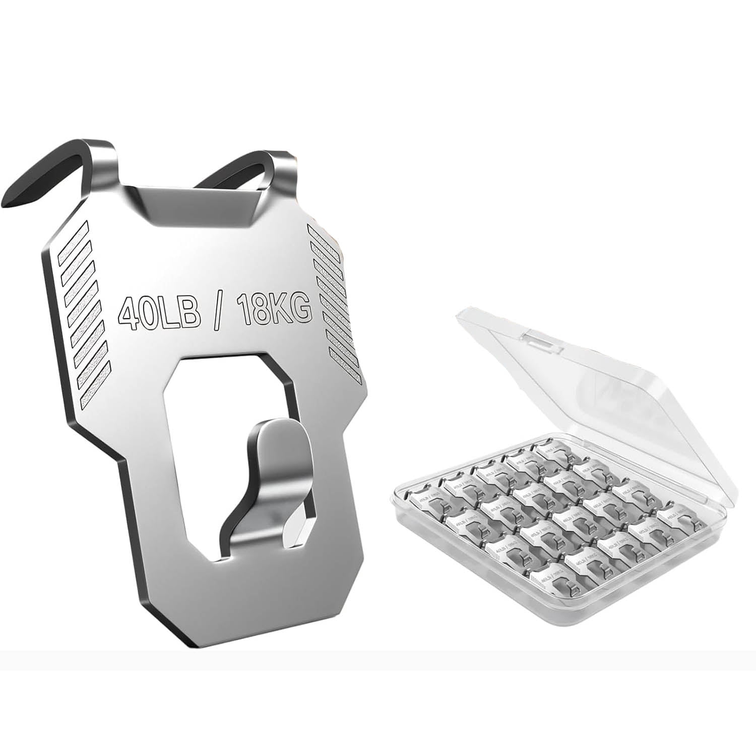 Heavy Duty Claw Picture Hangers for Drywall, No Nail Picture Hangers for Drywall, No Damage Wall Hooks for Mirror, Poster, Frame, Home Decor