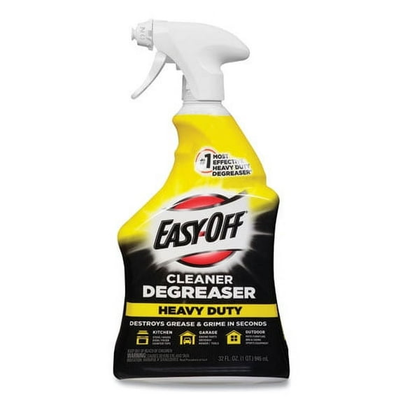 Heavy Duty Cleaner Degreaser, 32 Oz Spray Bottle | Bundle of 5 Each