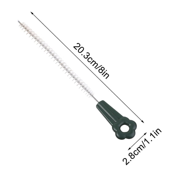 Heavy Duty Cleaning Brushes, 8'' Long Straw Cleaners for Reusable Drinking Straws, Multipurpose Durable Gap Brush