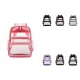 thumbnail image 1 of Heavy Duty Clear Backpack, School Backpack College Bookbag See Through Transparent Backpacks, 1 of 8