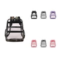 thumbnail image 1 of Heavy Duty Clear Backpack, School Backpack College Bookbag See Through Transparent Backpacks, 1 of 8