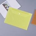 thumbnail image 1 of Heavy Duty Clear Plastic Poly Envelopes with Snap Closure, Waterproof A4 Letter Size Document Pouch, 5-Color File Folder for Office Sch-ool Home, 1 of 5