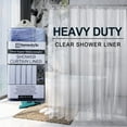 thumbnail image 1 of Heavy Duty Clear Shower Curtain Vinyl Waterproof Shower Curtain Liner 70" x 72", 1 of 10