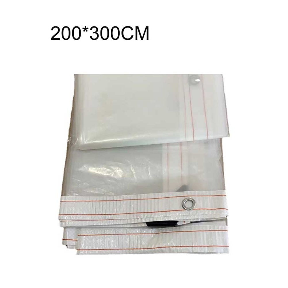 Heavy Duty Clear Tarps with Reinforced Edge Plastic Tarp Waterproof
