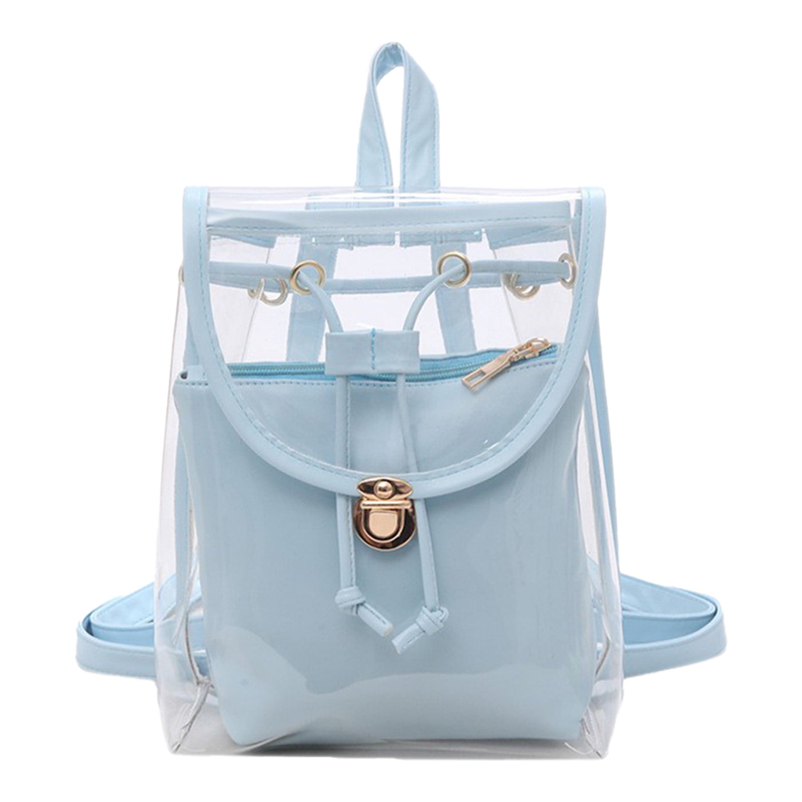 Heavy Duty Clear Vinyl Backpack, Stadium Security Approved Bag, Opaque ...