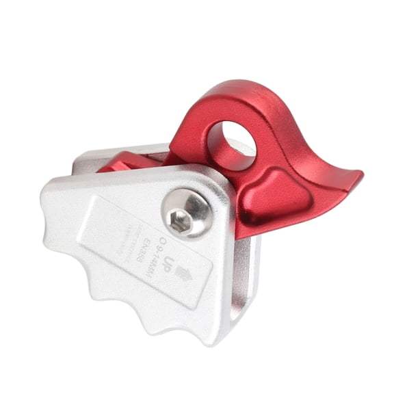Heavy Duty Climbing Rope Lock Fall Arrestor Outdoor Descender Belay Safety Gear 15KN for 0.35-0.55 inches / 9-14 mm Cord