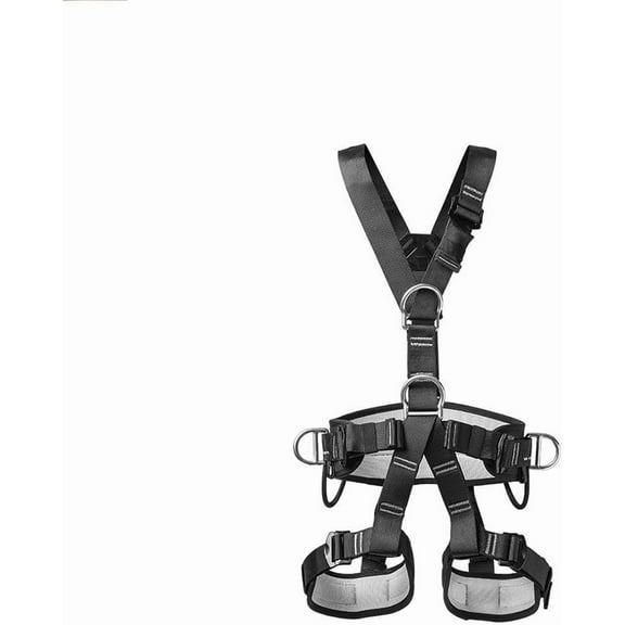 Heavy Duty Climbing Safety Belt Detachable Design Full Body Harness for Mountaineering