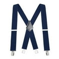 thumbnail image 1 of Heavy Duty Clip Suspenders for Men - Men's Adjustable X Back Mens Suspenders Straps with Clips, 1 of 8