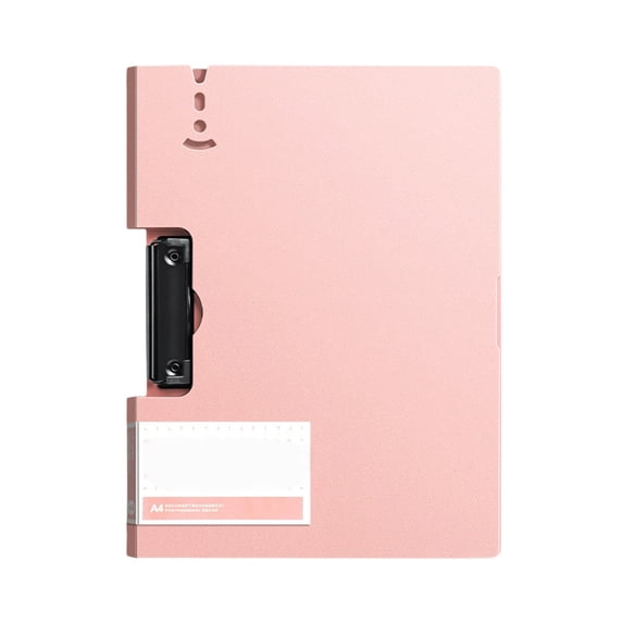Heavy Duty Clipboard Writing Board - Letter Size Clipboard Folder with Storage, Plastic Document Organizer for Office, Home & Classroom Use, Black