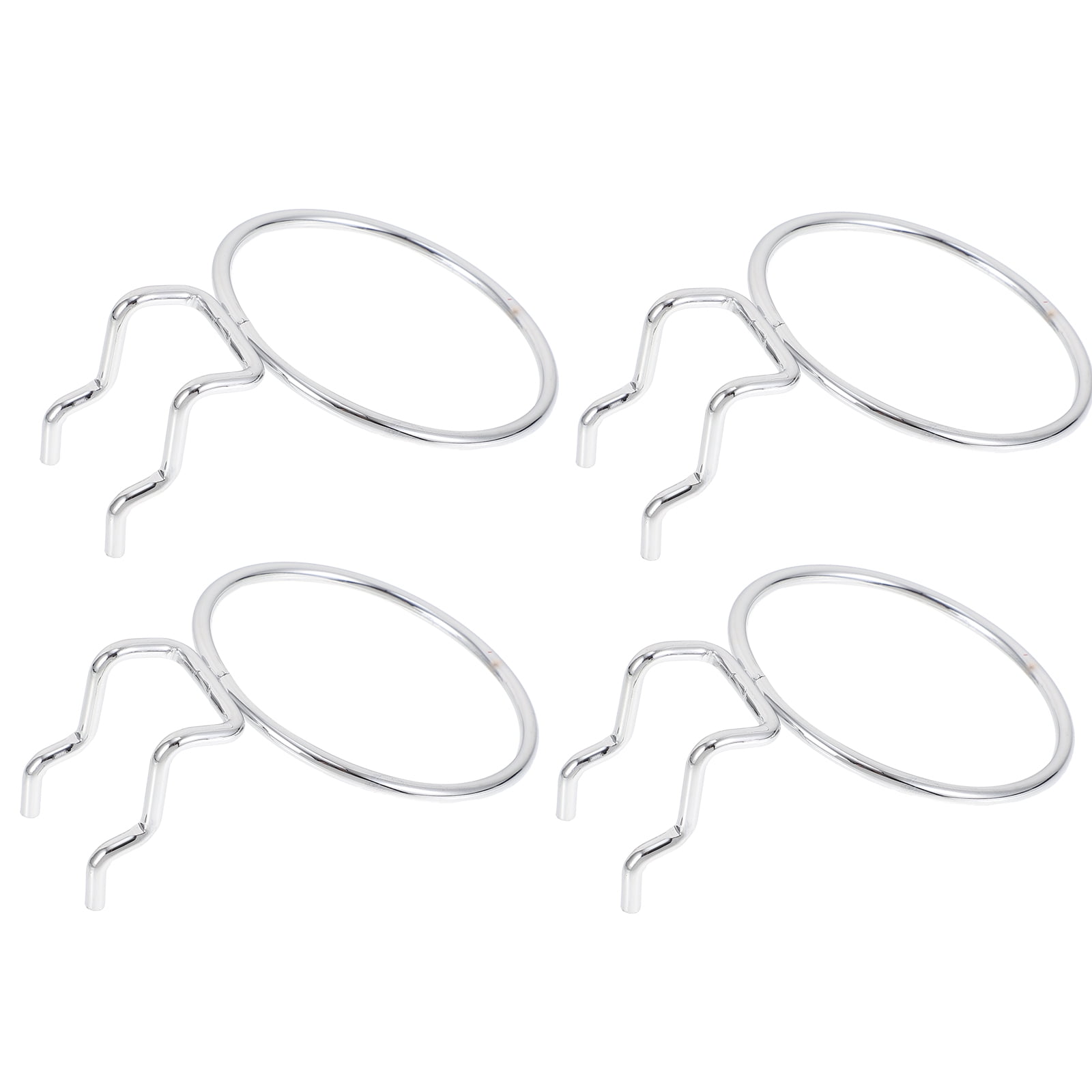 Heavy Duty Clothes Hanger Peg Board 4 Pcs Pegboard Supplies Rings Hook ...