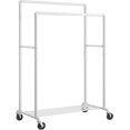 HeavyDuty Clothes Rack DoubleRod Clothing Rack for Hanging Clothes
