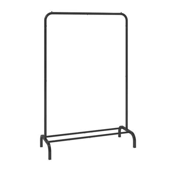 Heavy Duty Clothes Rack, Garment Rack with Storage, Freestanding Clothing Rack for Bedroom, Guest Room, 1 Inch Steel, Stable U-Base