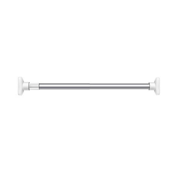 Heavy Duty Clothes Rails Punch-free Telescopic Wardrobe Pole Rod Stainless Steel A2W4