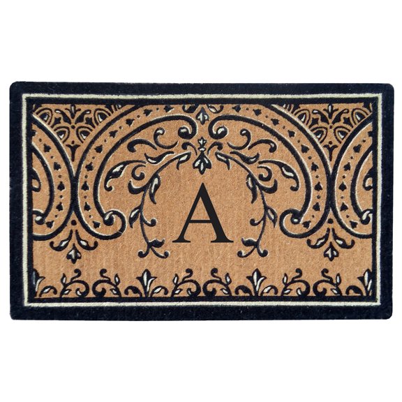Heavy Duty Coco Mat Easton, Monogram A - 24" x 39"