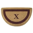 thumbnail image 1 of Heavy Duty Coco Mat Single Picture Frame, Monogram X - Brown 22" x 36", 1 of 12