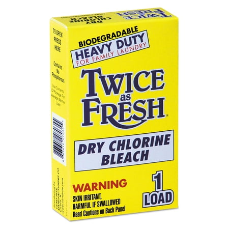 Heavy Duty 1 Load Coin-Vend Powdered Chlorine Bleach (100/Carton)