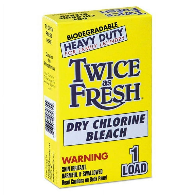 Heavy Duty Coin-Vend Powdered Chlorine Bleach, 1 load, 100/Carton Heavy Duty Coin-Vend Powdered Chlorine Bleach, 1 load, 100/Carton