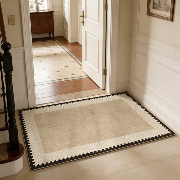 Heavy Duty Coir Doormat for Entrance, Non Slip Rubber Backing Scraper Mat, Weather Resistant Floor Rug for Front Door Entryway Garage Mudroom Indoor Outdoor Dirt Debris Removal