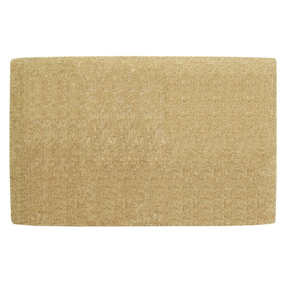 Heavy Duty Coir Doormat No Border, Plain - 22" x 36"