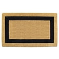 thumbnail image 1 of Heavy Duty Coir Doormat Single Picture Frame, Plain - Black 22" x 36", 1 of 4