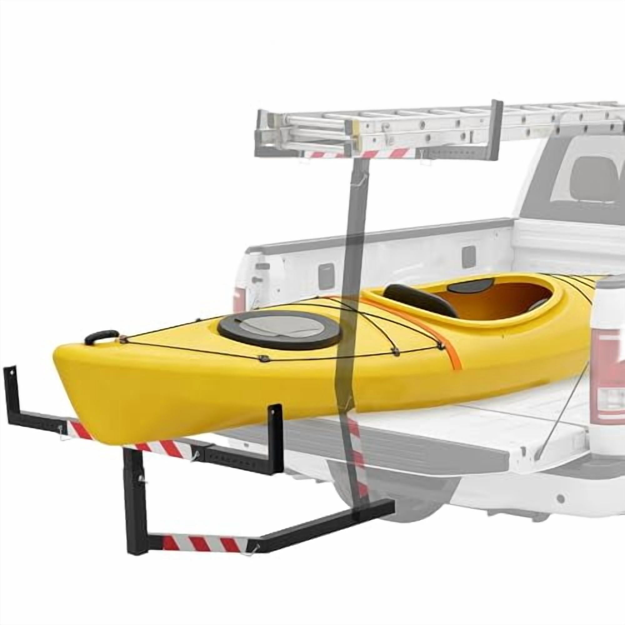Heavy Duty Collapsible Hitch Mount Truck Bed Extender, 750 lbs Capacity ...