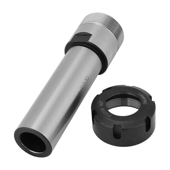 Heavy Duty Collet Straight Shank Chuck Holder C32-ER32-100L Alloy Steel Tool Extension Rod for CNC Milling Deep Hole Machining, Clamping Range 2mm-20mm / 0.08-0.79 inches