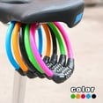 thumbnail image 1 of Heavy Duty Combination Bike Lock under $5! Cagogo Heavy Duty Bike Lock Cable, Combination Bicycle Lock with Digital Security Code, Anti-Theft Cycling Security Chain for Mountain Bike Road Bike,, 1 of 9