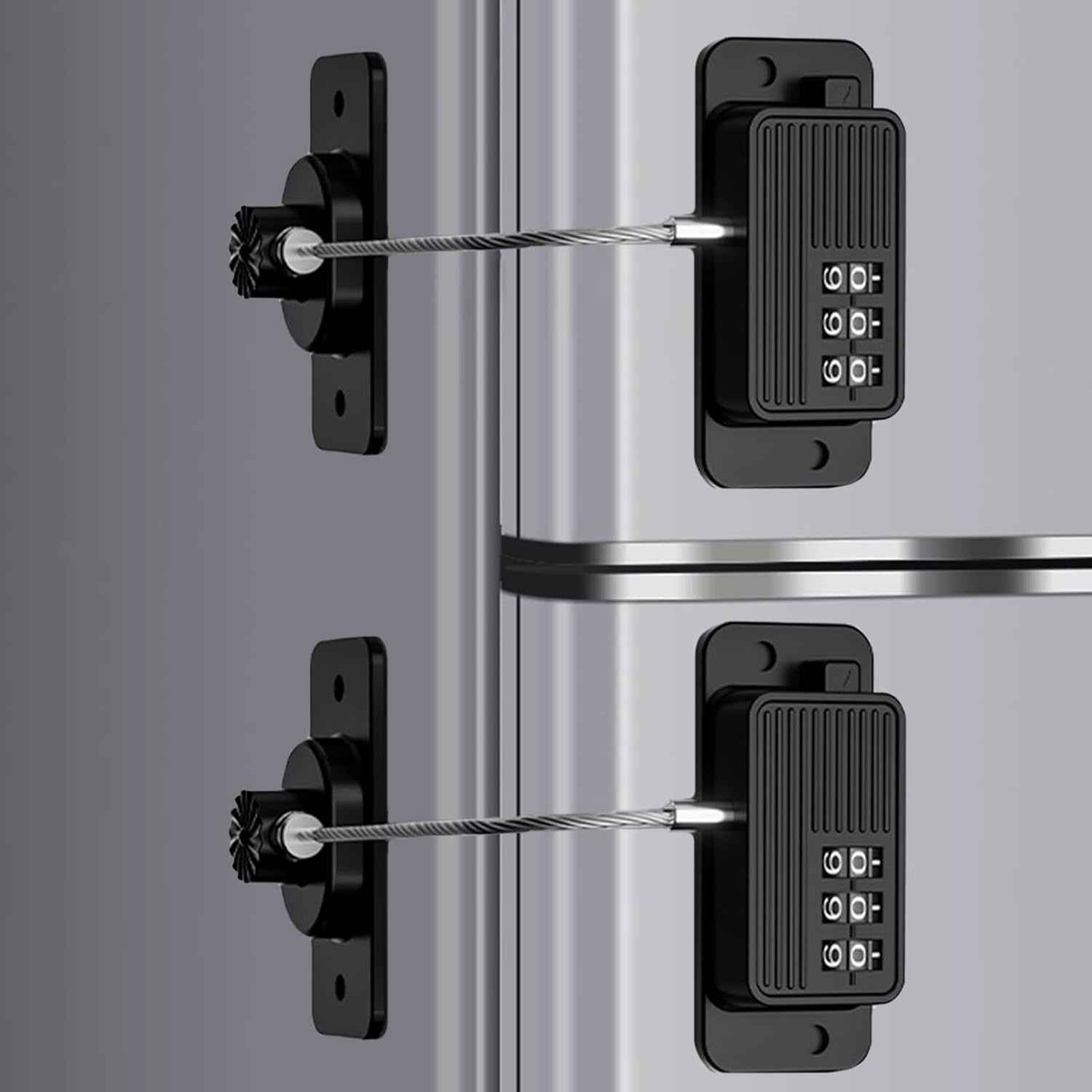 Heavy Duty Combination Refrigerator Lock (2 Pack) - Cabinet Locks Baby ...