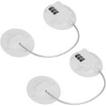 thumbnail image 1 of Heavy Duty Combination Refrigerator Lock (2 Pack) - Fridge Lock for Fridge, Cabinets, Drawers, Window and Cabinet Locks Baby Proofing, Strong Non-Marking Adhesive No Drilling (White), 1 of 13