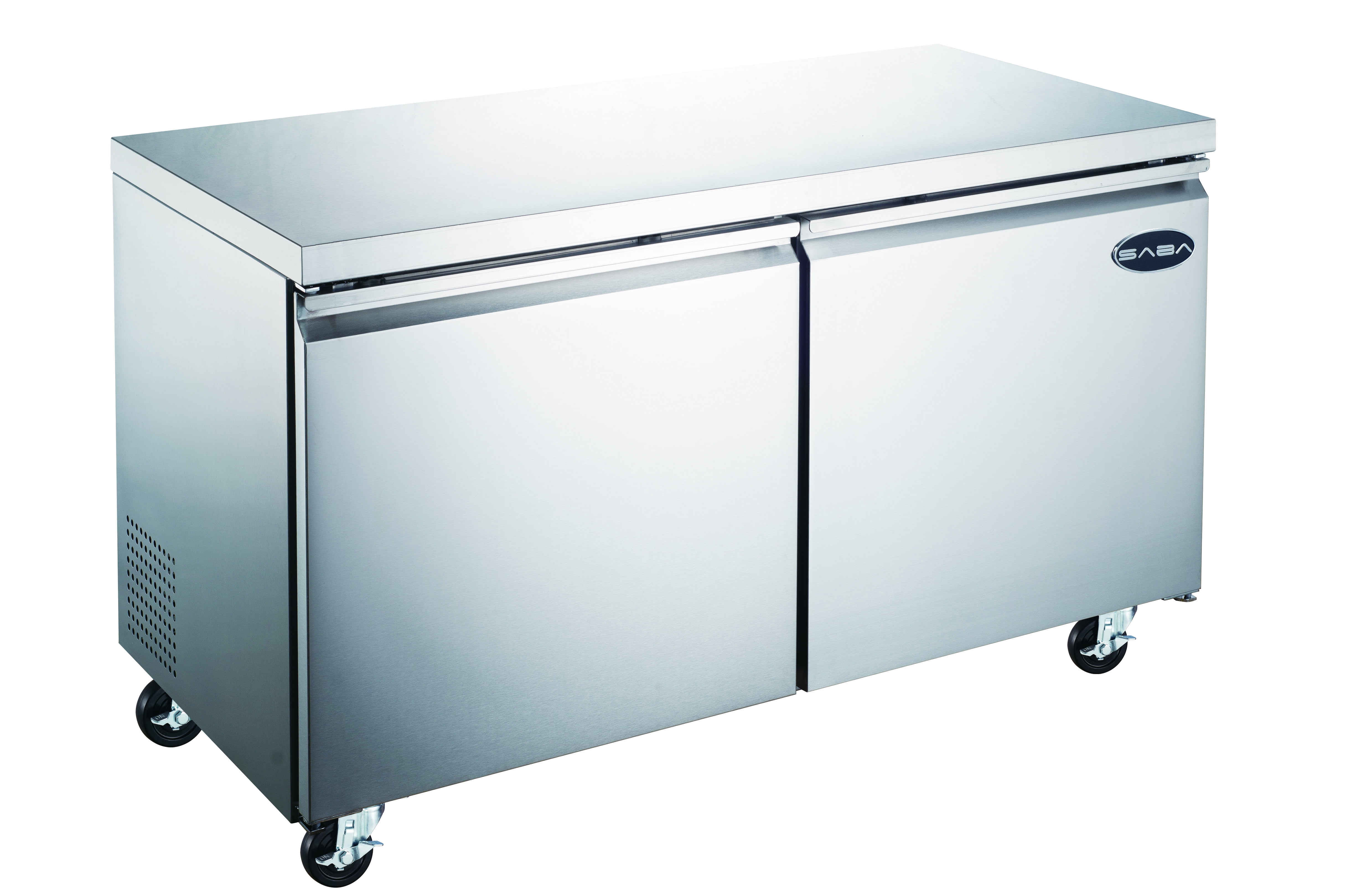 Heavy Duty Commercial 48" Two Door Undercounter Freezer