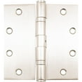 thumbnail image 1 of Heavy-Duty Commercial Grade Ball Bearing Hinge, Non-Removable Hinge, 5 Inches, Square Corner, .145 Gauge, Satin Nickel by Stone Harbor Hardware, 1 of 1
